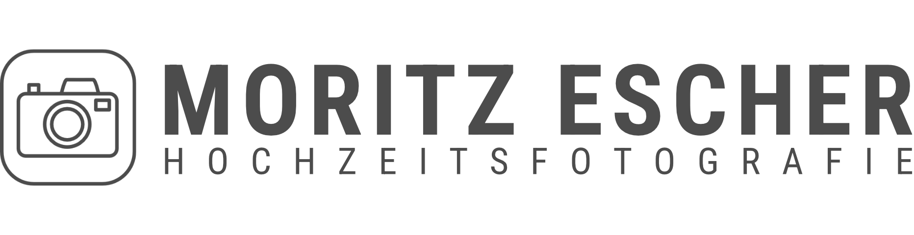 logo hochzeitsfotografie moritz escher